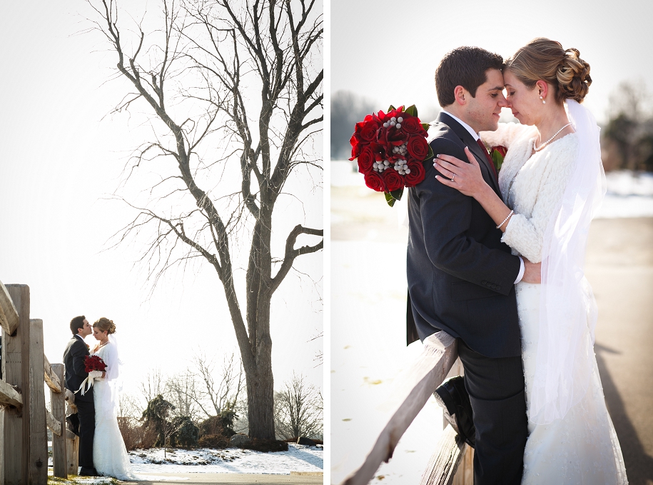 chicago winter christmas wedding