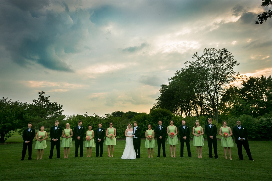 knollwood country club wedding photos