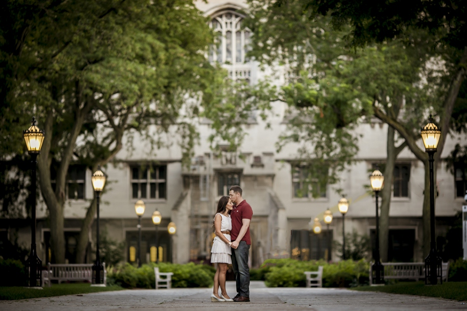 University of Chicago Engagement Photos