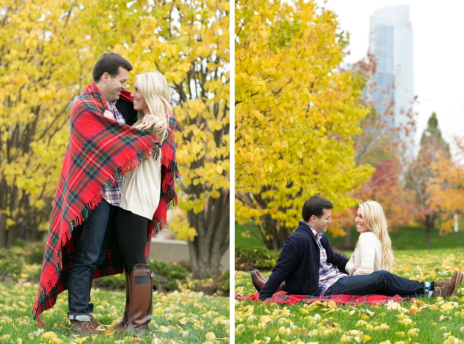 Chicago Fall Engagement Photos