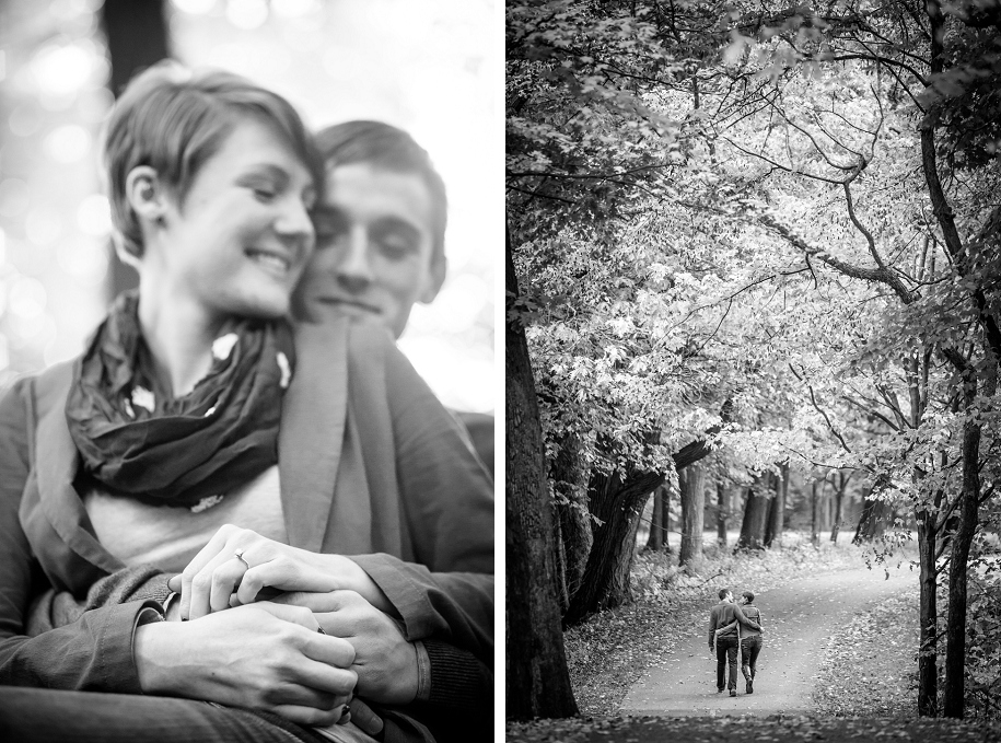 Chicago Fall Forest Engagement