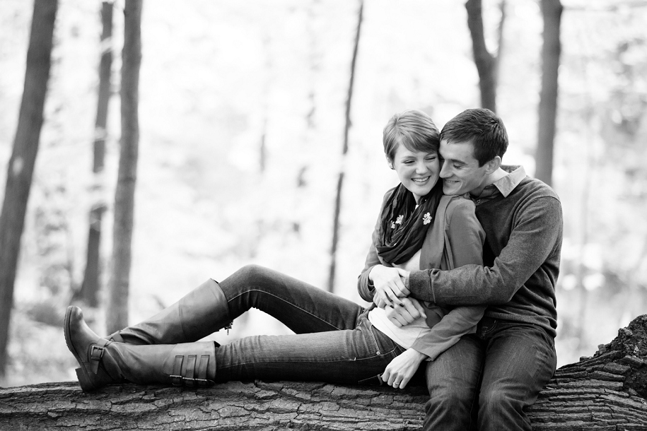 Chicago Fall Forest Engagement