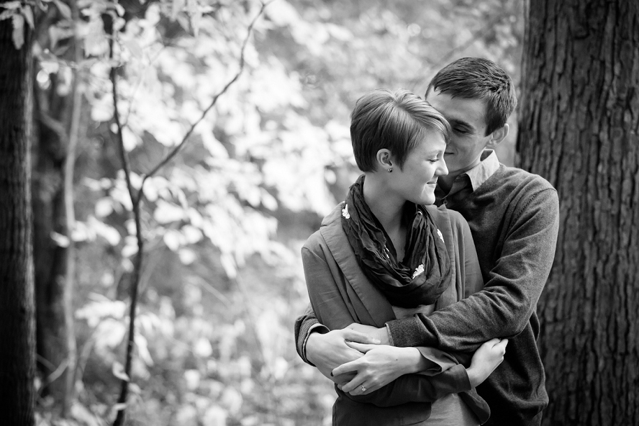 Chicago Fall Forest Engagement