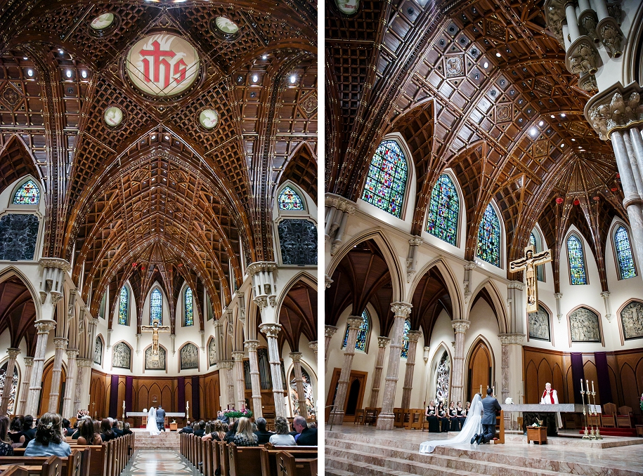 Beautiful Winter Wedding at Holy Name Cathedral and Murphy Auditorium ...