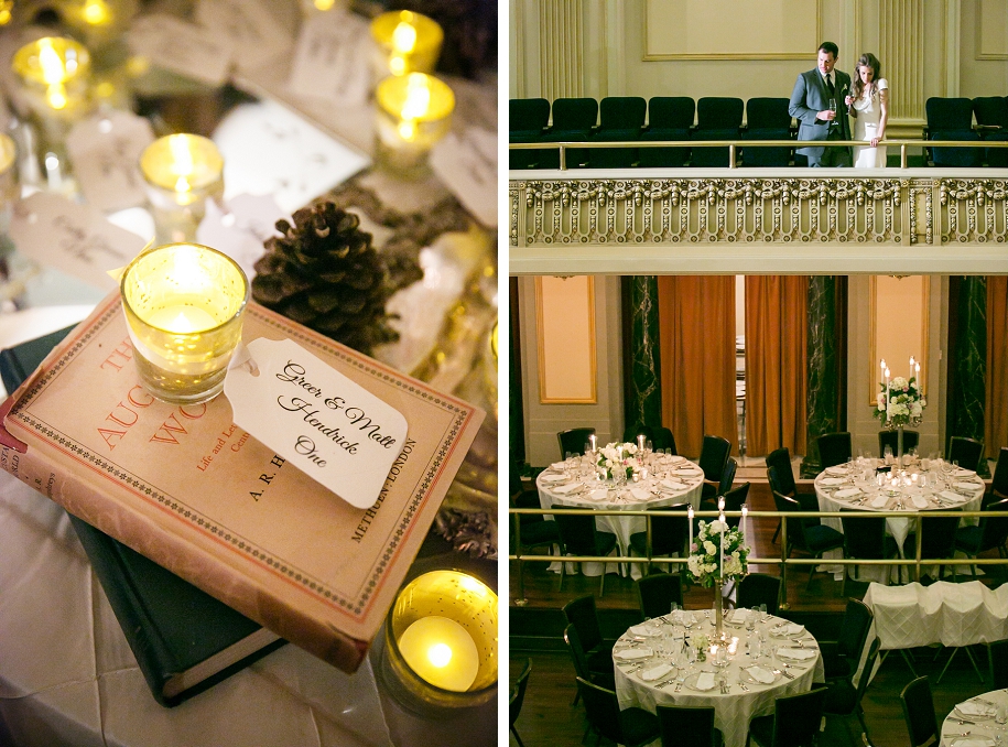 Murphy Auditorium Winter Wedding Chicago