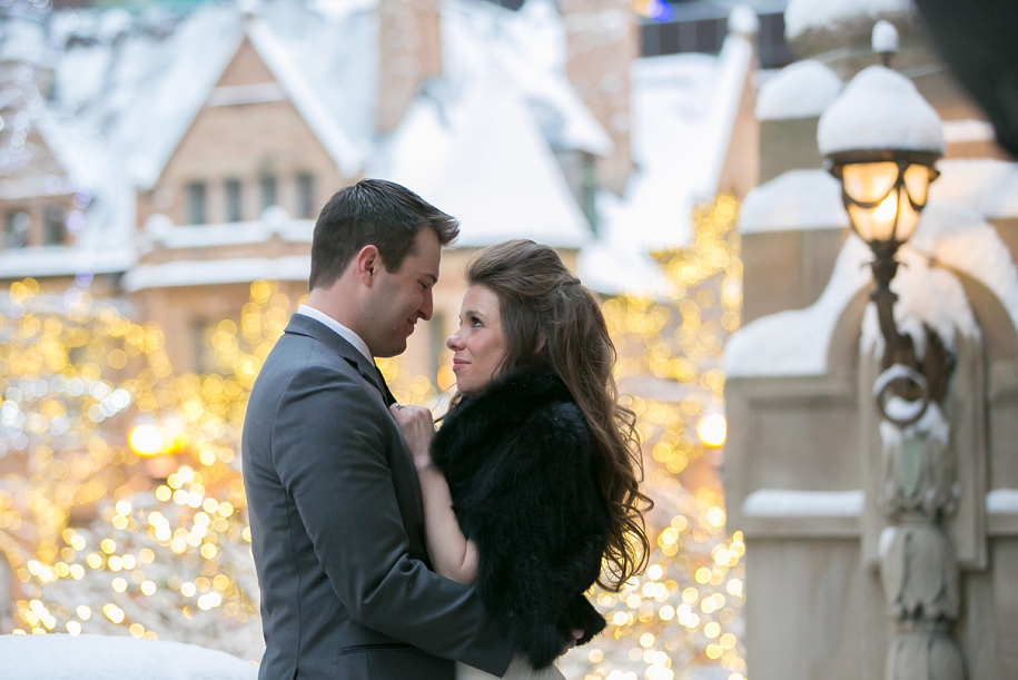 Murphy Auditorium Winter Wedding Chicago