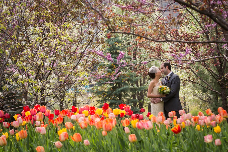 Pritzker Pavilion Millennium Park Chicago Wedding Photos