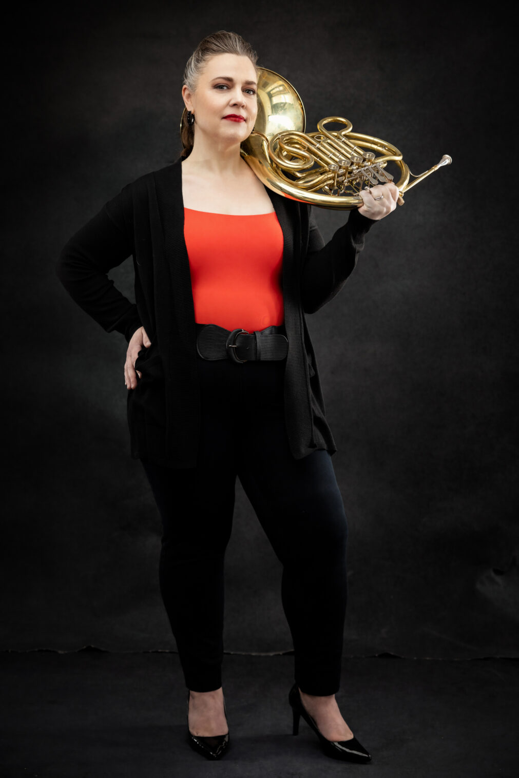 Chicago french horn player headshot portraits