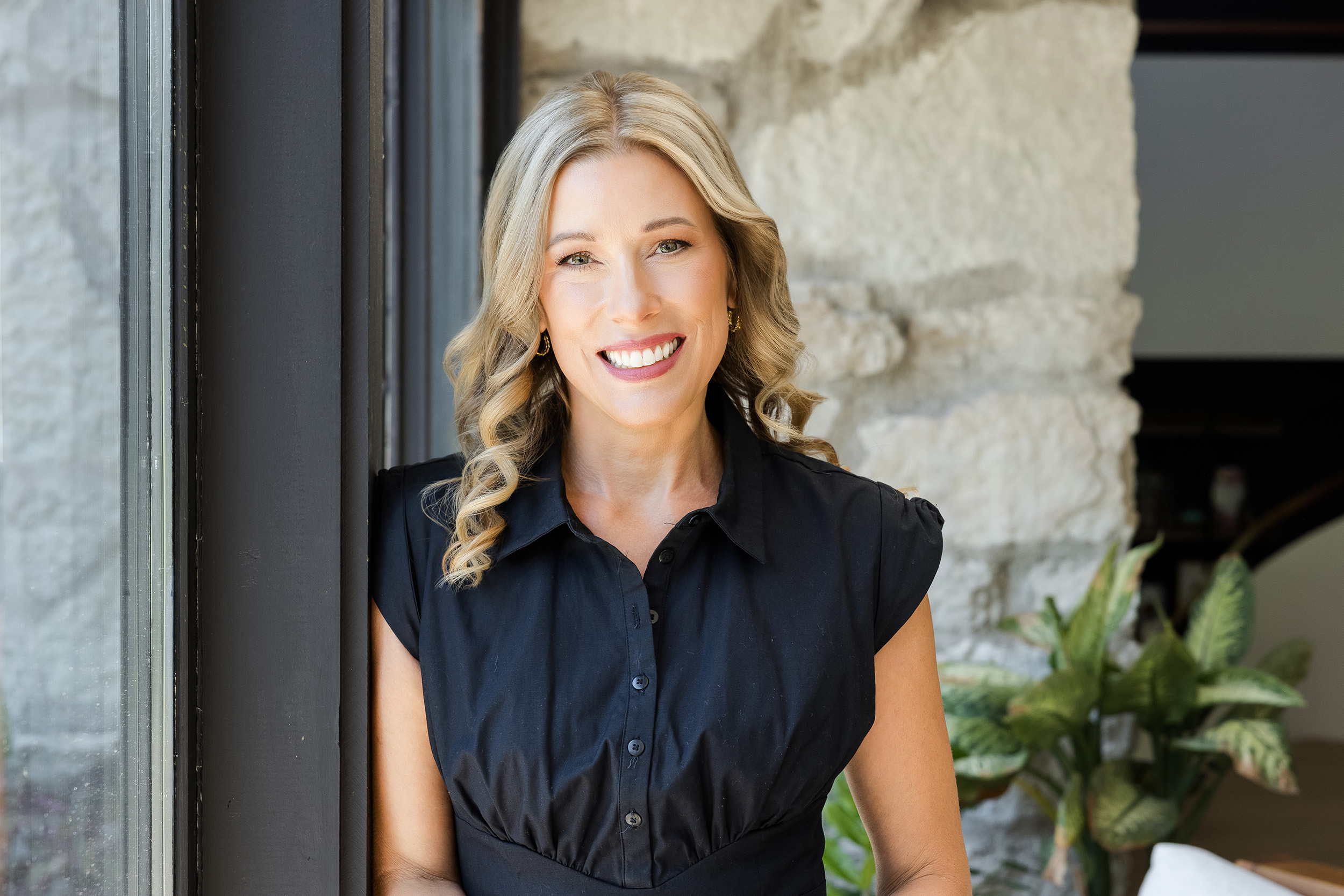 Portrait of Barrington area realtor Shannon Bremner smiling at camera